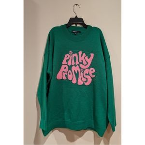 Motel Rocks | Sweaters | Motel Pinky Promise Oversized Sweater | Poshmark